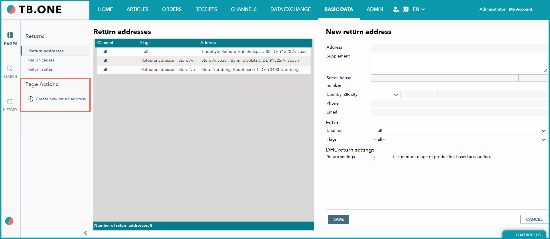 Fig.4: Creating a new return address Fig.4: Creating a new return address